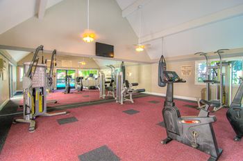 Fully Equipped Fitness Center with Flat Screen TV